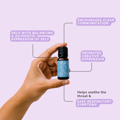 Expression Throat Chakra Essential Oil Blend - Benefits