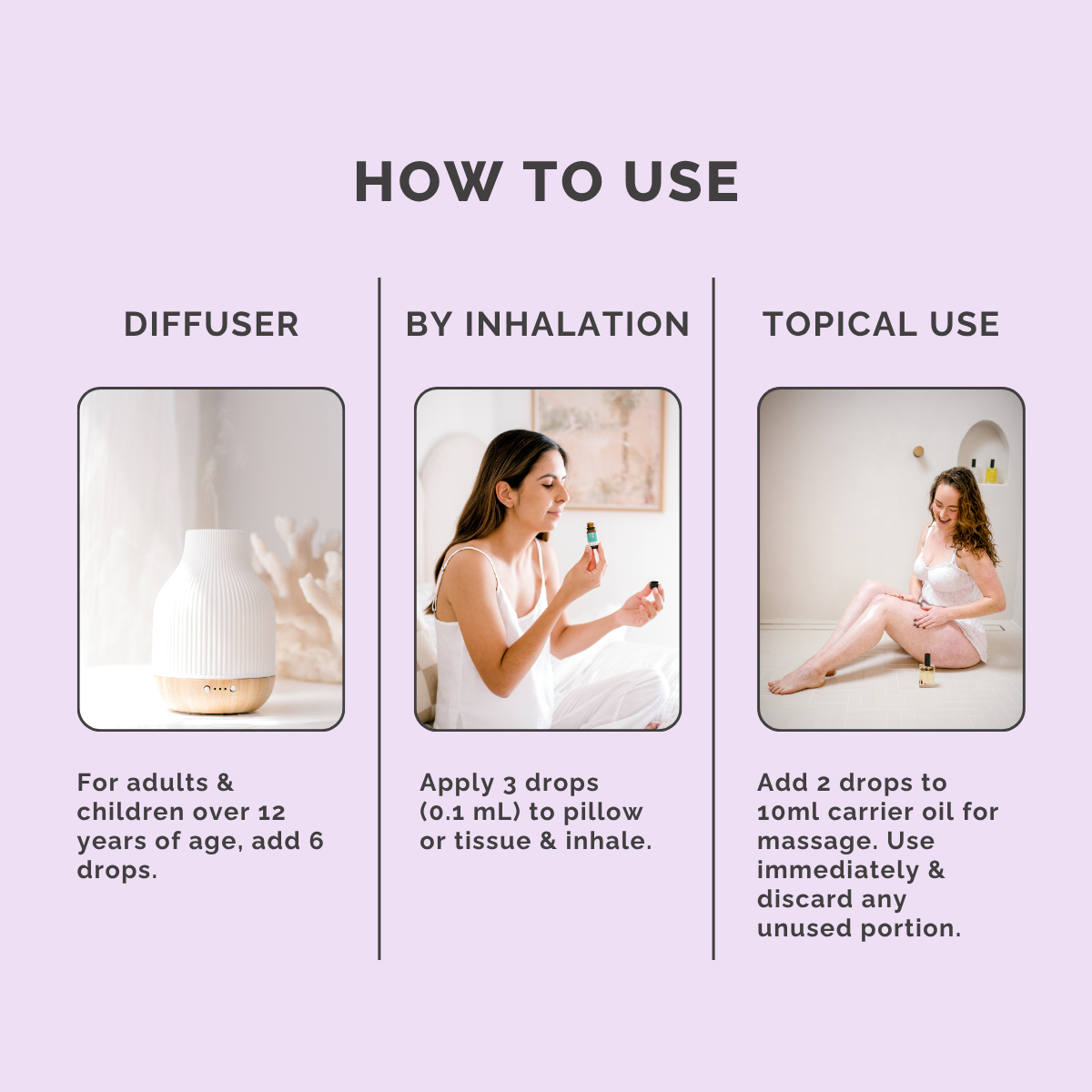 Anxiety Blend Essential Oil - How to Use