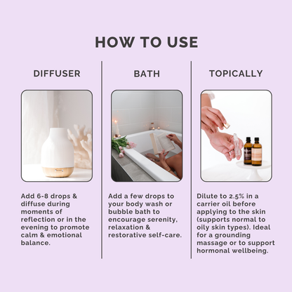 New Moon Essential Oil Blend - How to Use