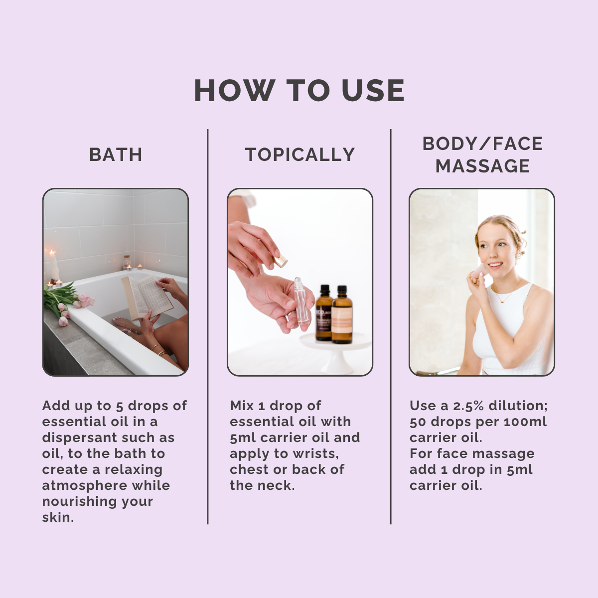 Mindfulness Essential Oil Blend - How to Use