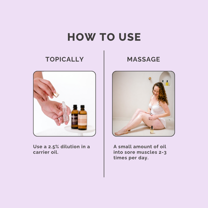 Muscle Soothe Essential Oil Blend - How to Use