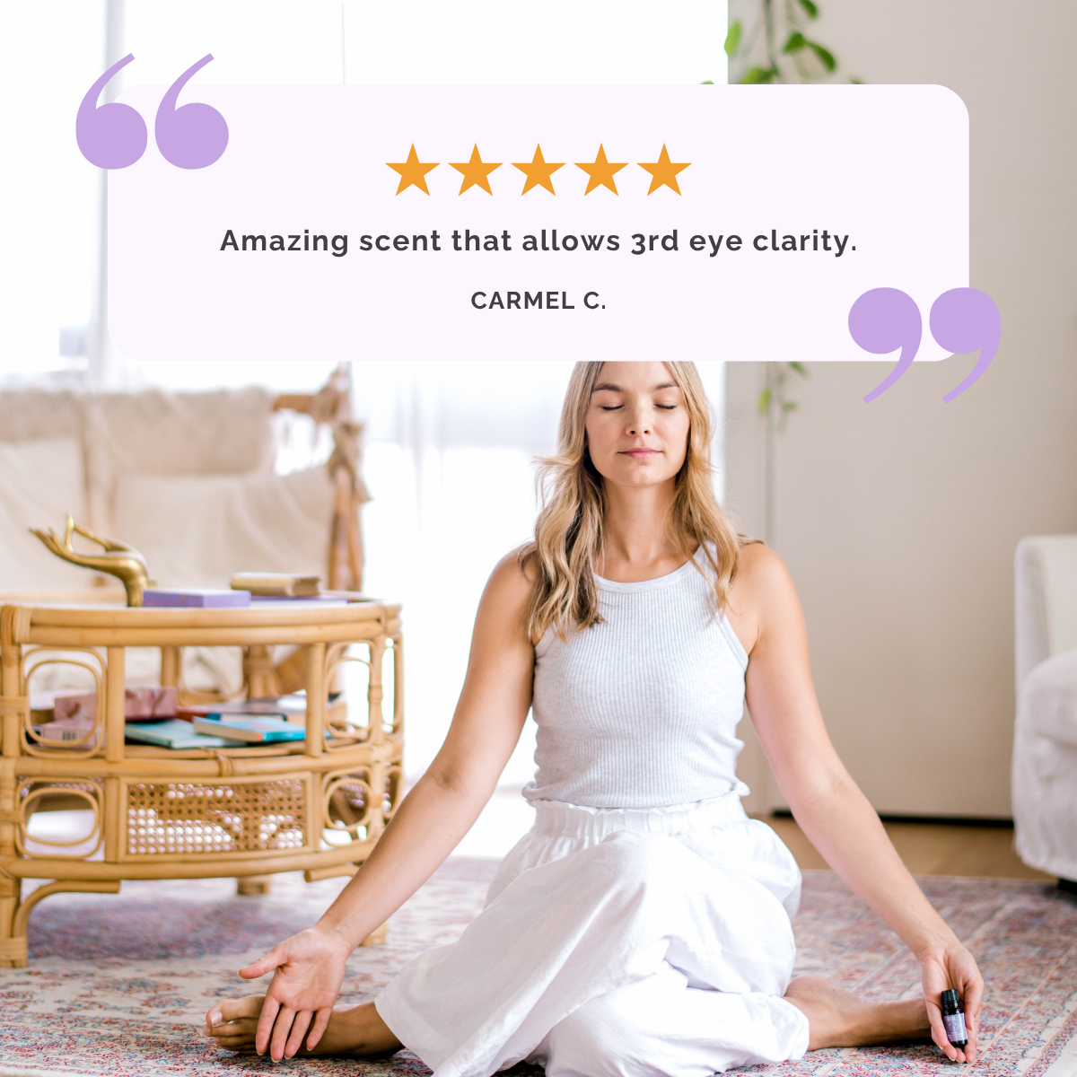 Intuition Third Eye Chakra Essential Oil Blend - Review