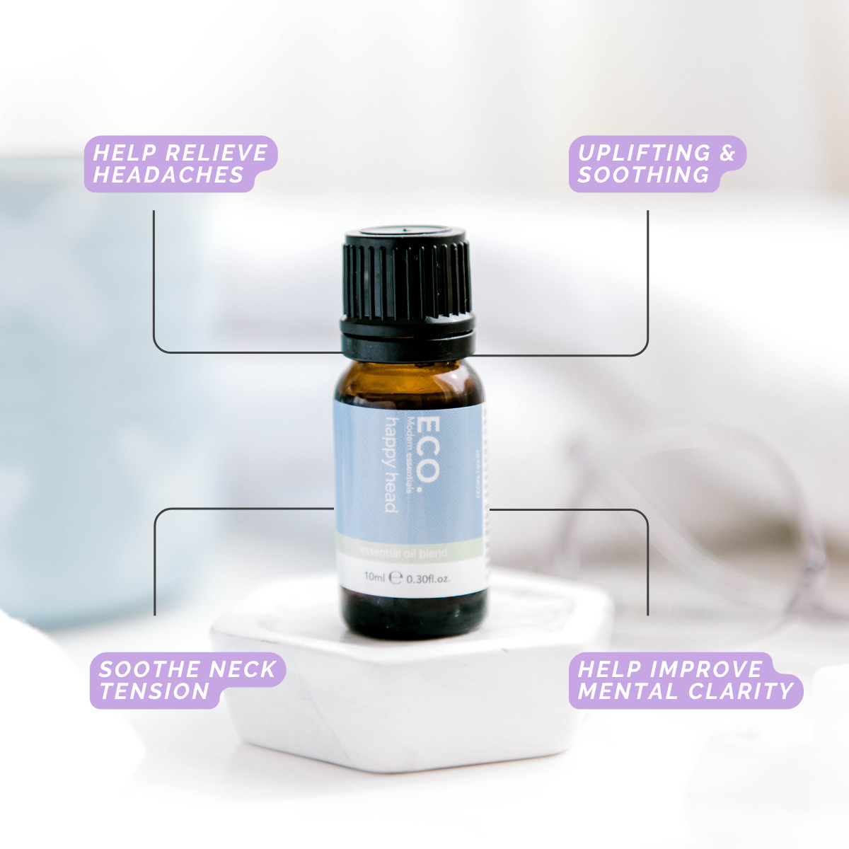 Happy Head Essential Oil Blend - Benefits