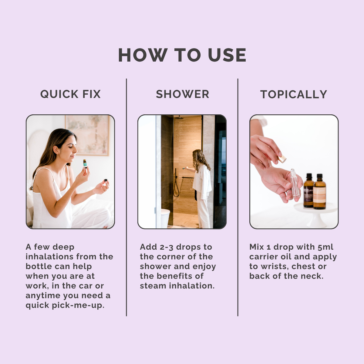 Rise Essential Oil Blend - How to Use