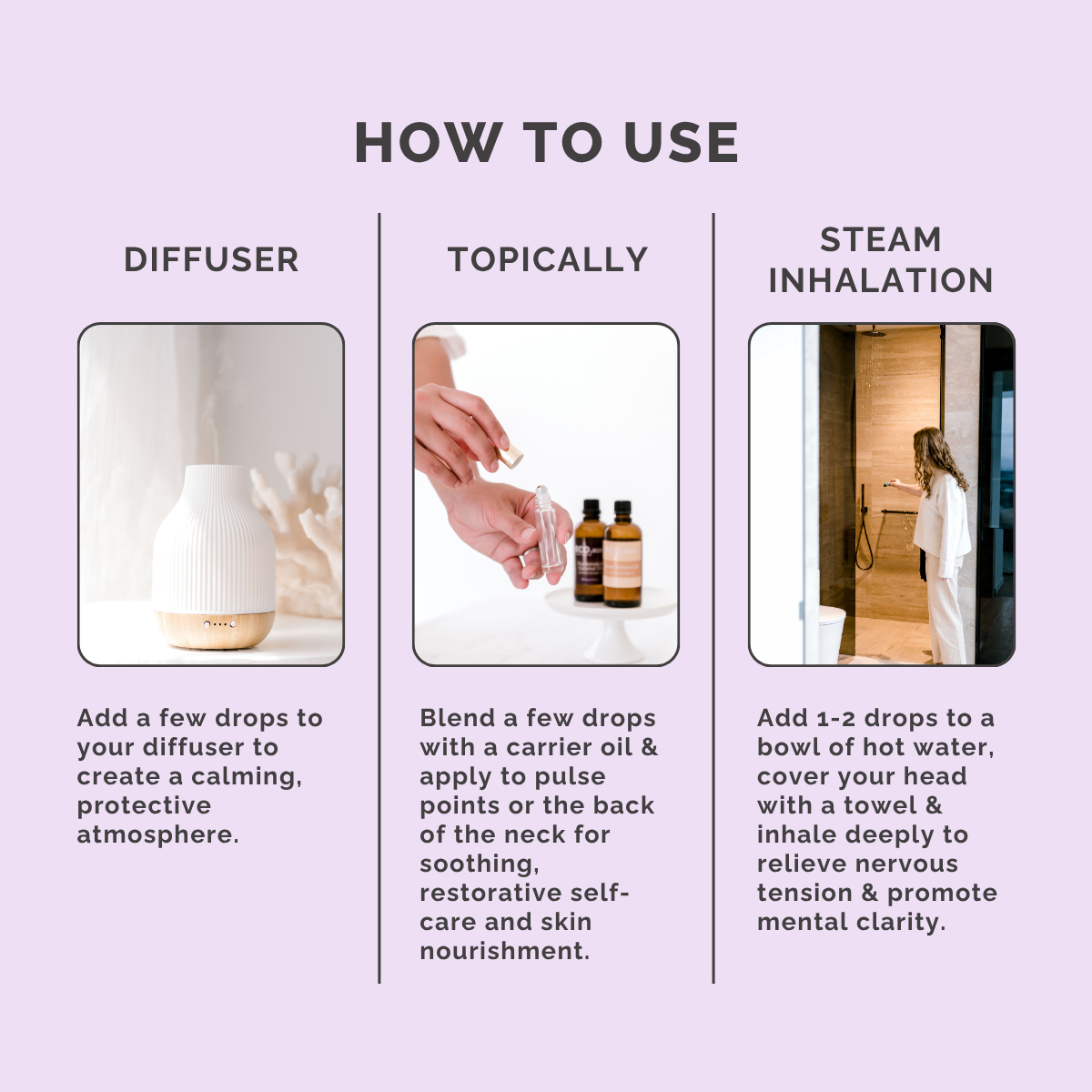 Protection Essential Oil Blend - How to Use