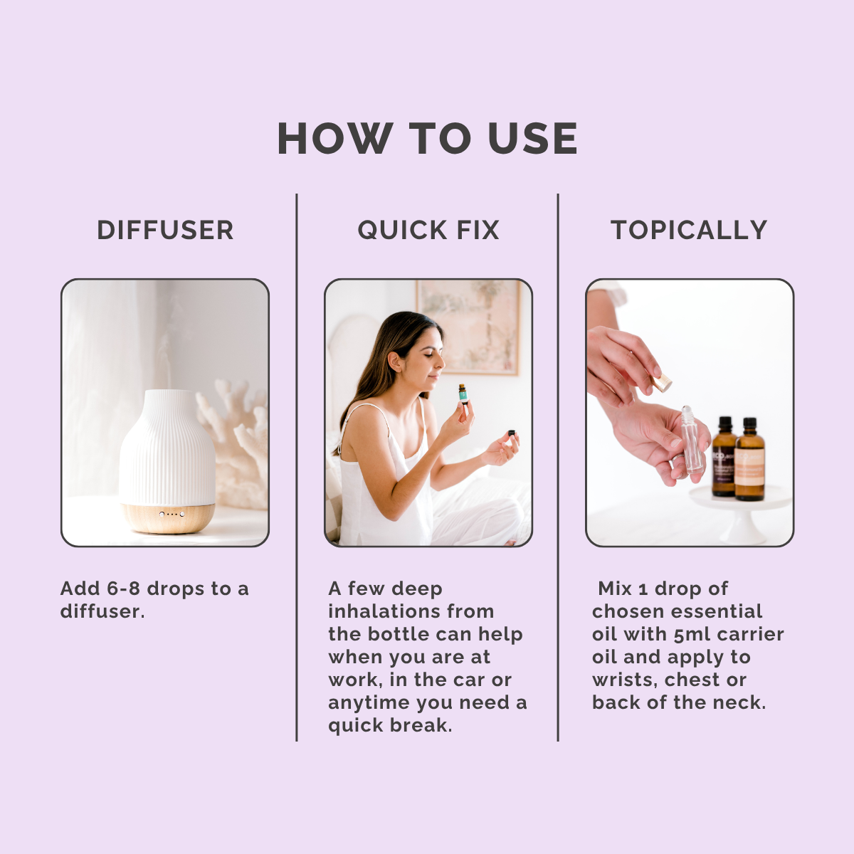 Sun-Kissed Essential Oil Blend - How to Use