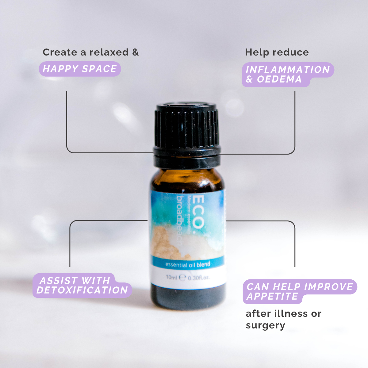 Broadbeach Essential Oil Blend - Benefits