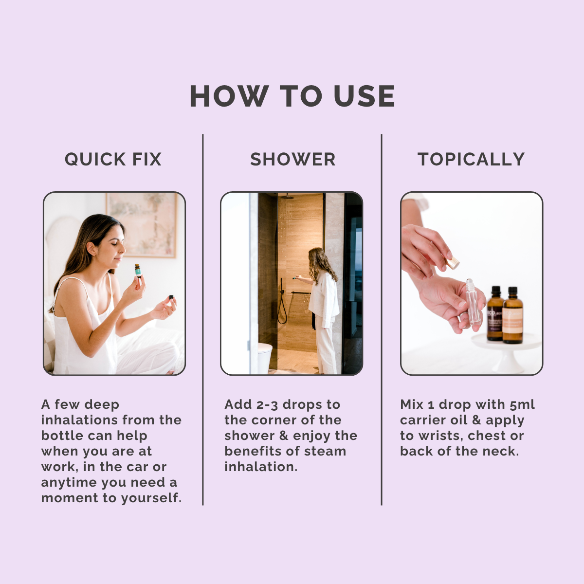 Nurture Essential Oil Blend - How to Use