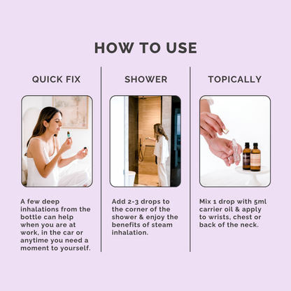 Nurture Essential Oil Blend - How to Use