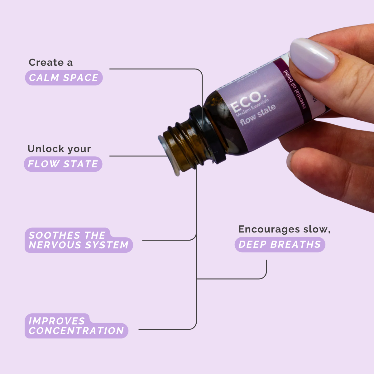 Flow State Essential Oil Blend - Benefits