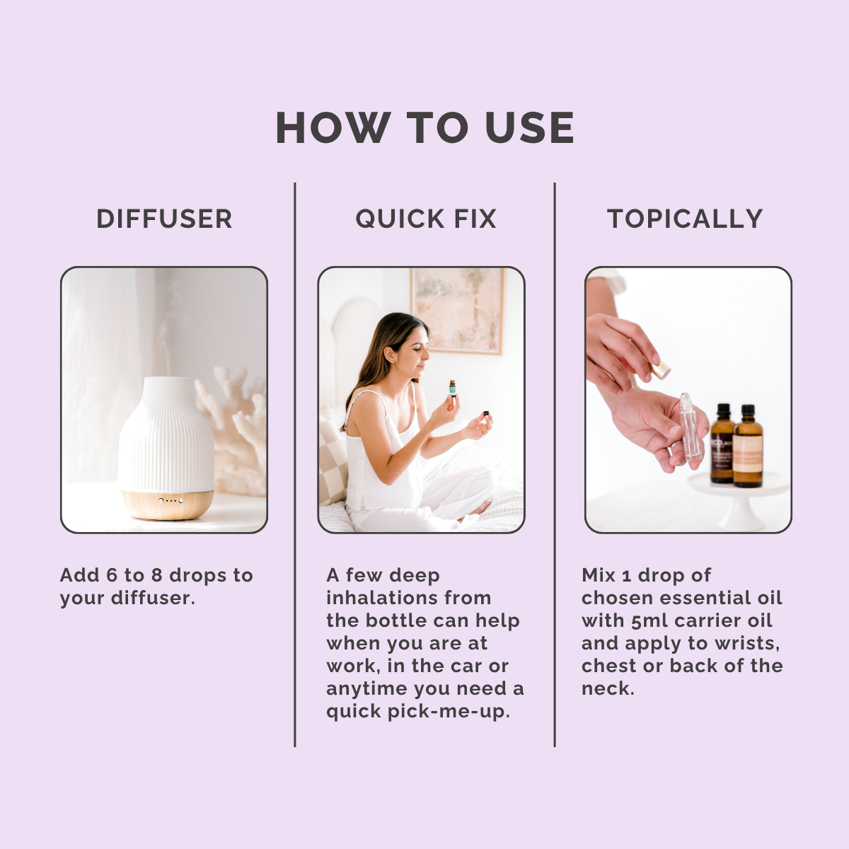 Optimism Essential Oil Blend - How to Use