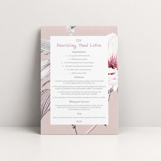 Nourishing Hand Butter Recipe Card