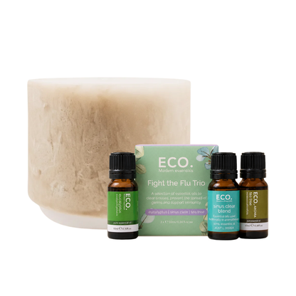 Sandstone Diffuser & Essential Oil Starter Pack
