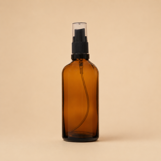 100ml Amber Glass Spray Bottle