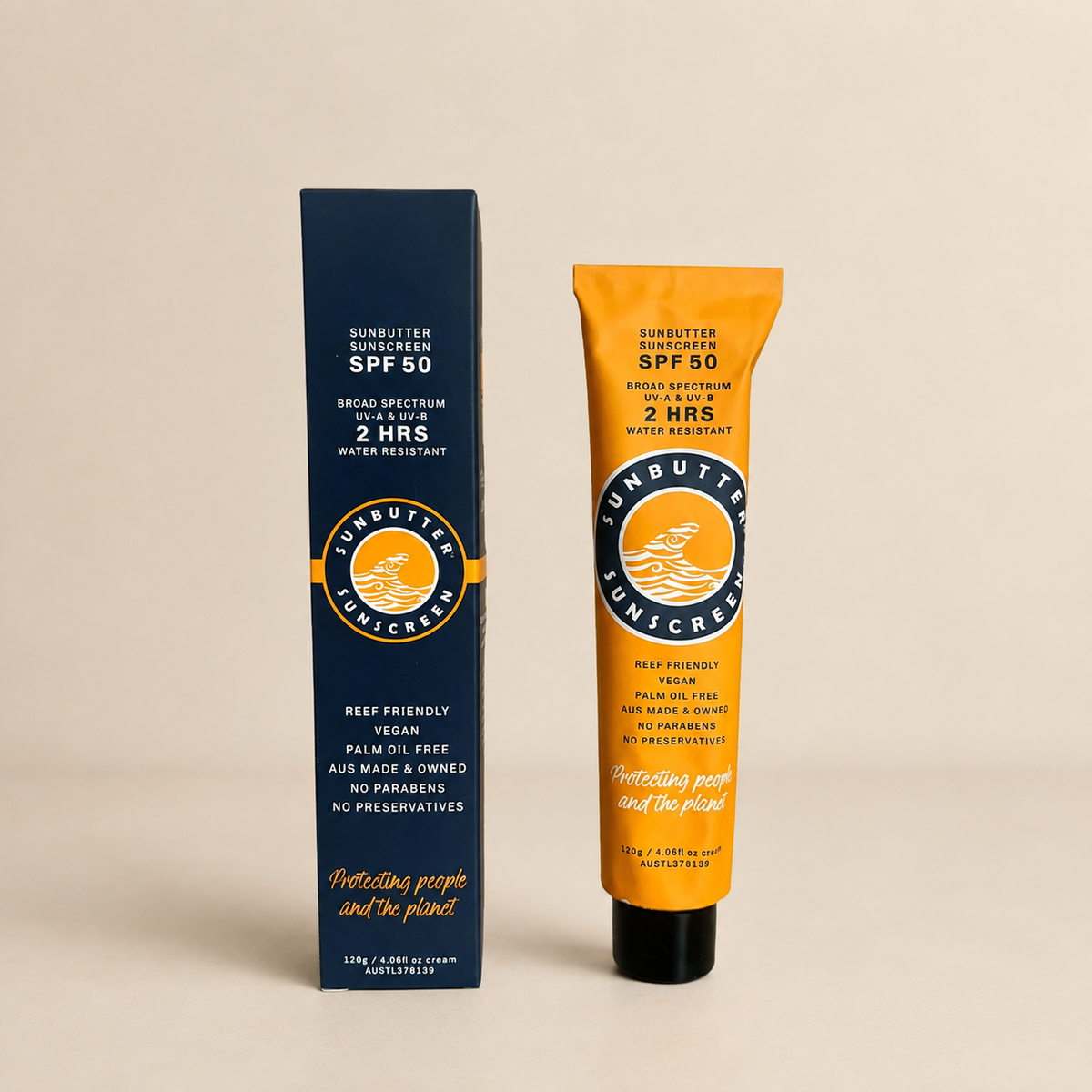 SunButter Skincare SPF50 Tube - 120g