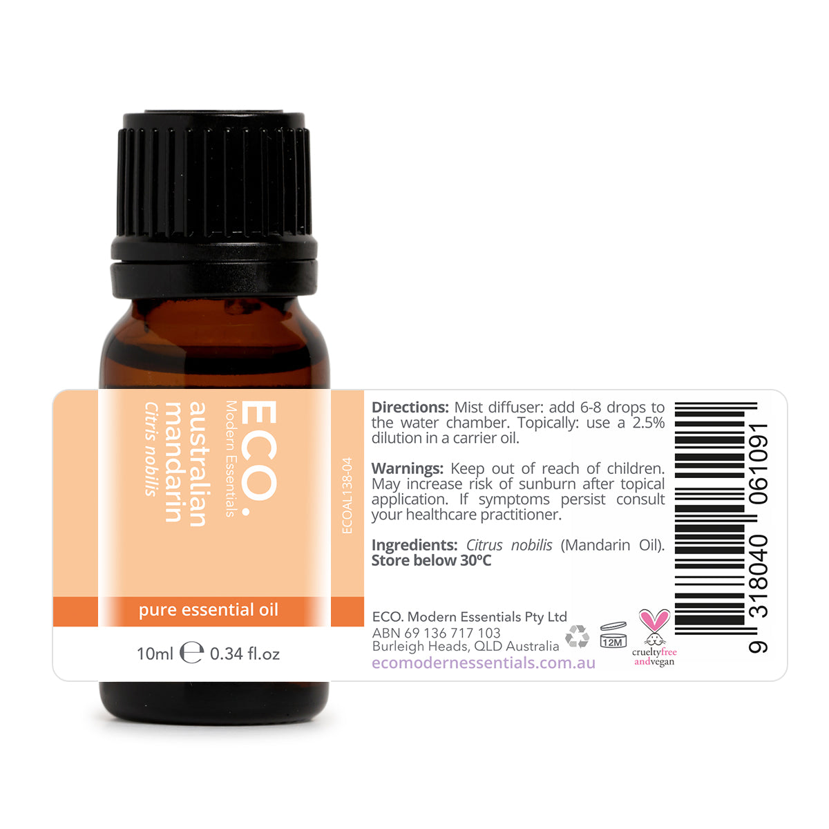 Australian Mandarin Pure Essential Oil