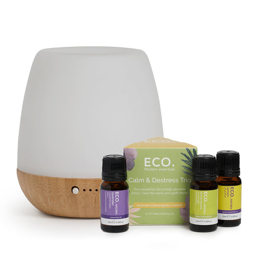 Bliss Diffuser & Calm & Destress Trio