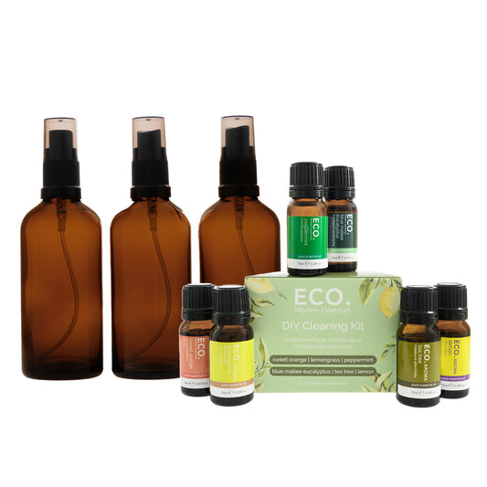 DIY Cleaning Kit & 100ml Spray Bottle Trio Collection