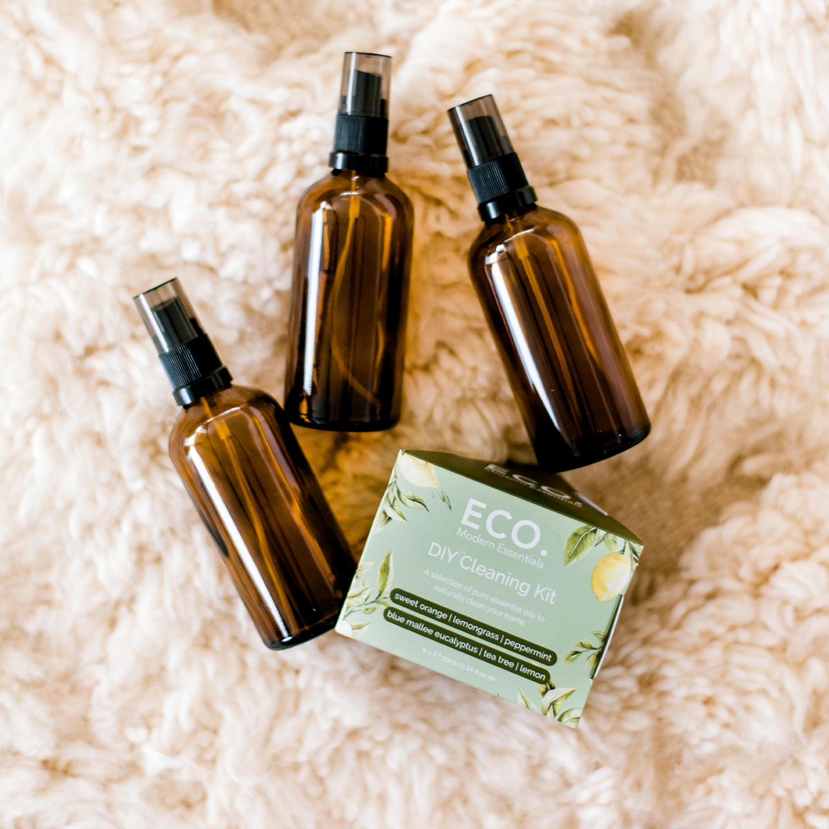 DIY Cleaning Kit & 100ml Spray Bottle Trio Collection