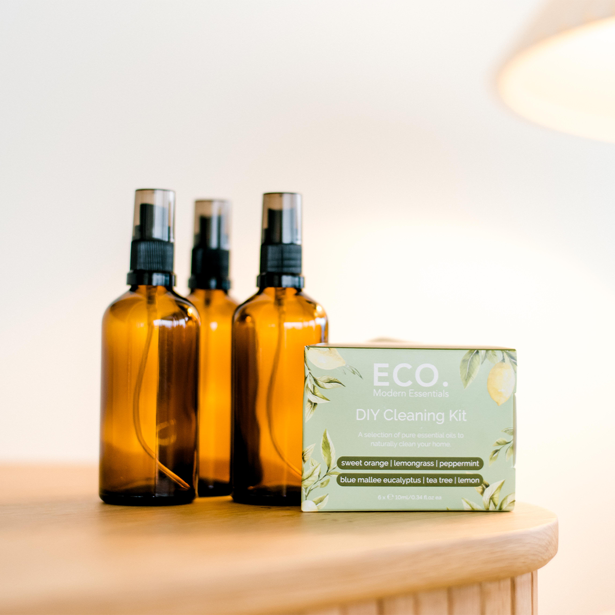 DIY Cleaning Kit & 100ml Spray Bottle Trio Collection