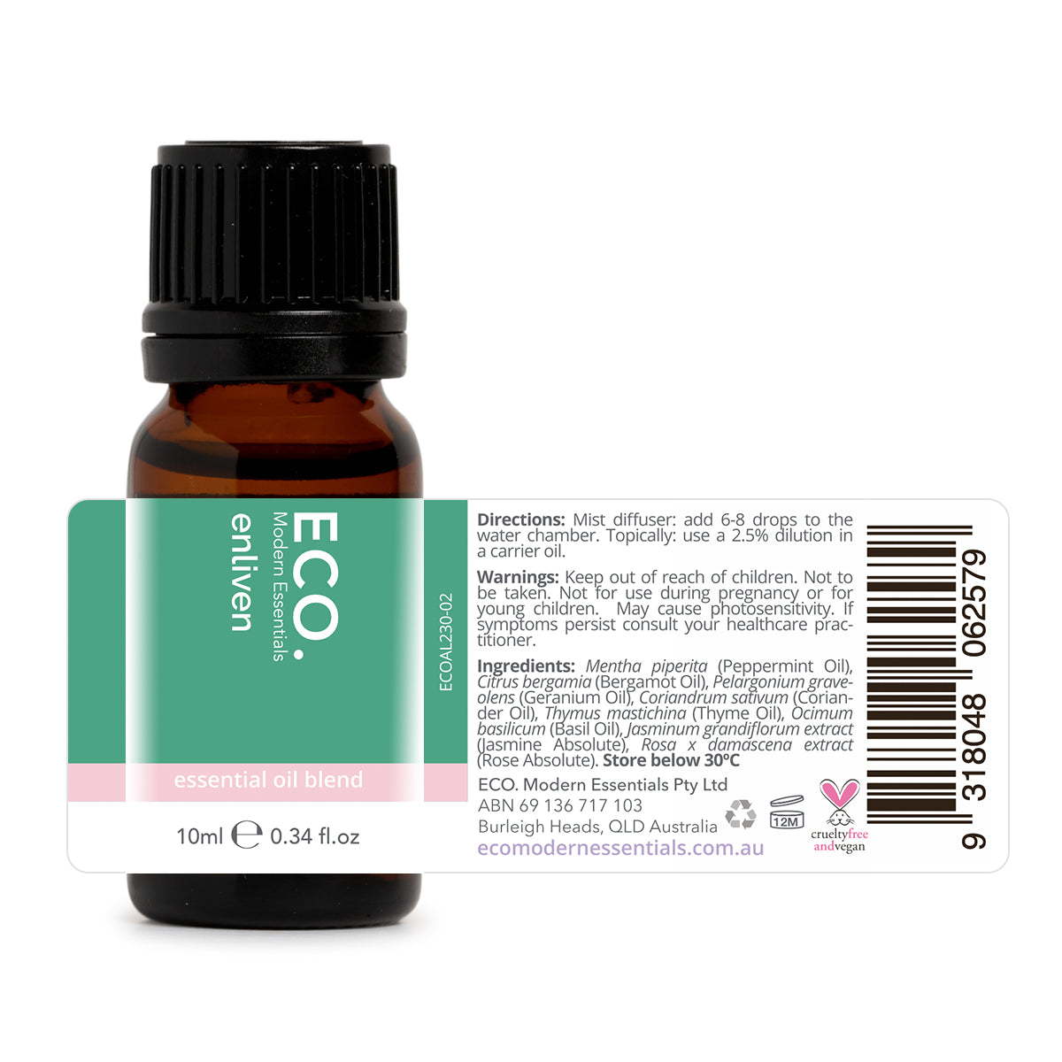 Enliven Essential Oil Blend