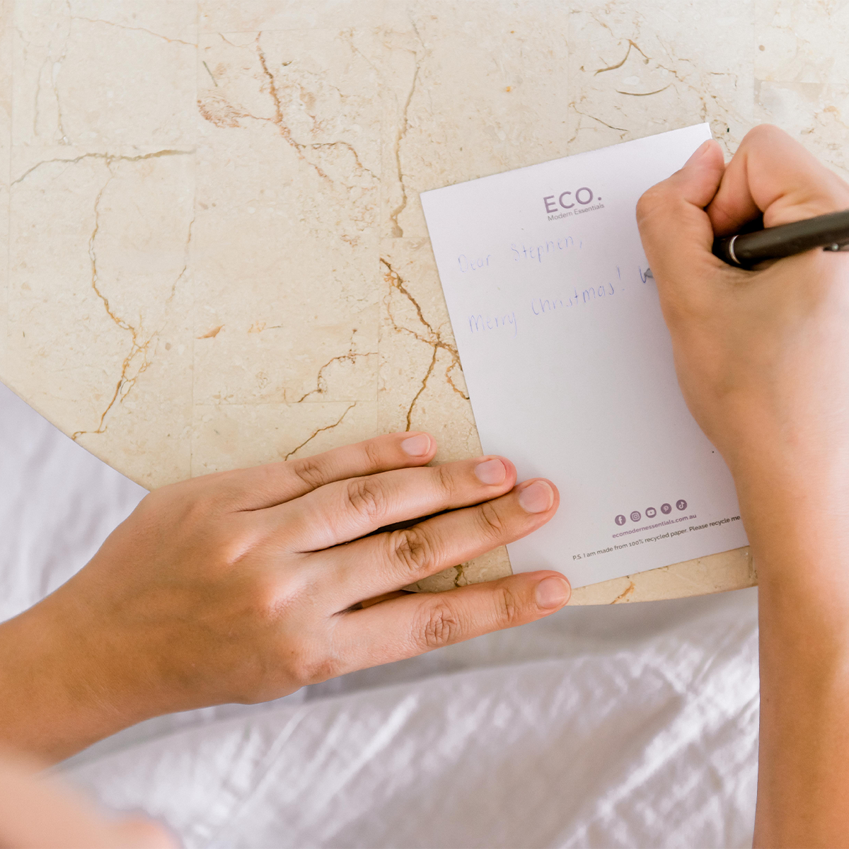 Personalised Customer Order Note