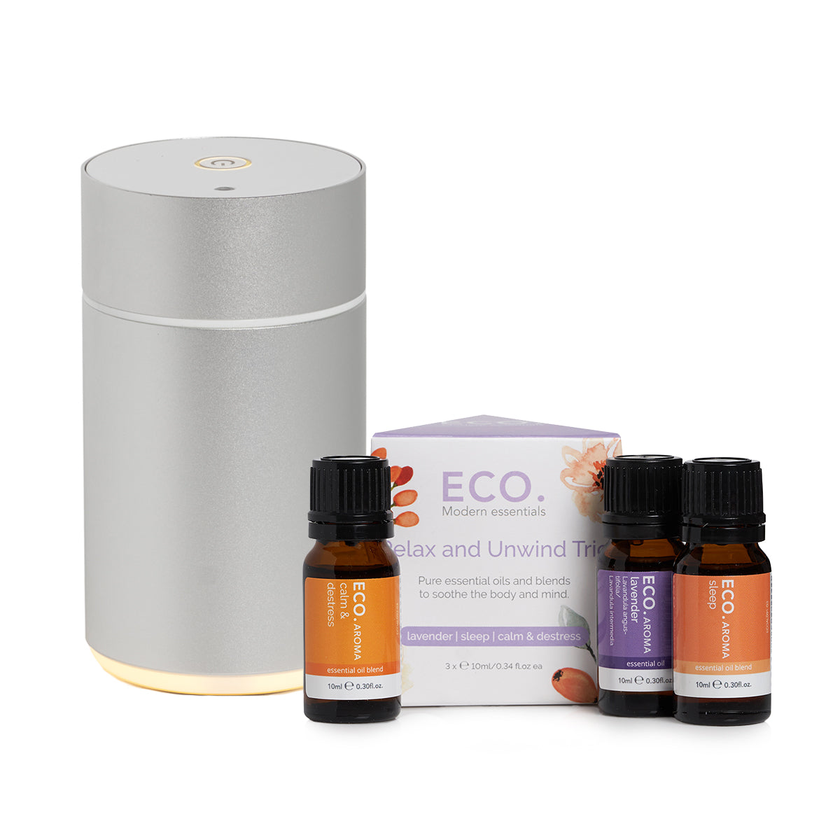 Nebulizing Diffuser & Relax & Unwind Trio Collection
