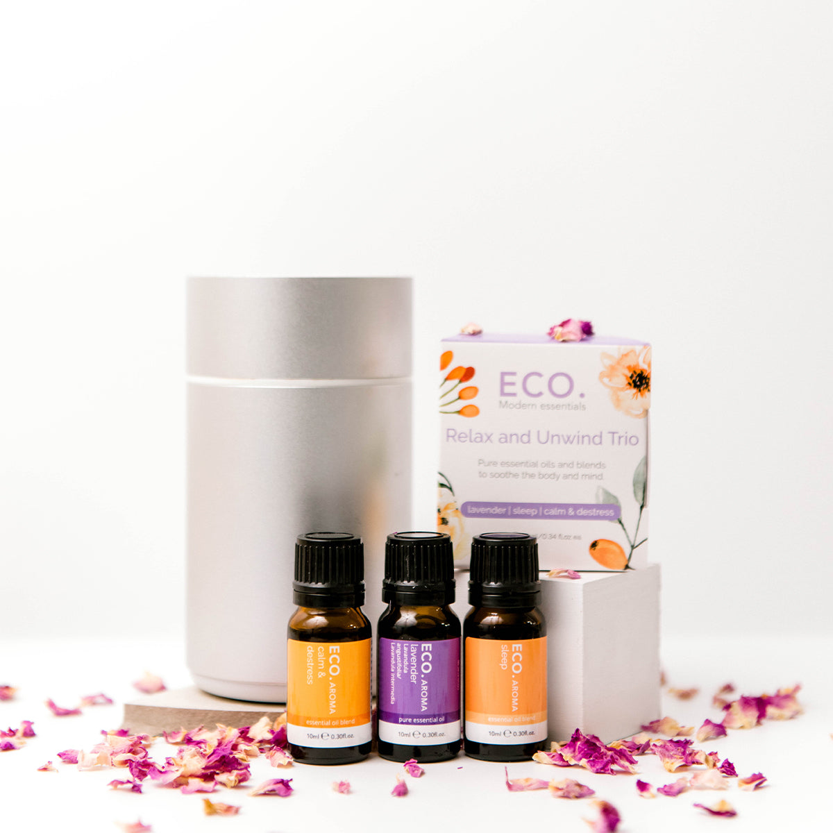 Nebulizing Diffuser & Relax & Unwind Trio Collection
