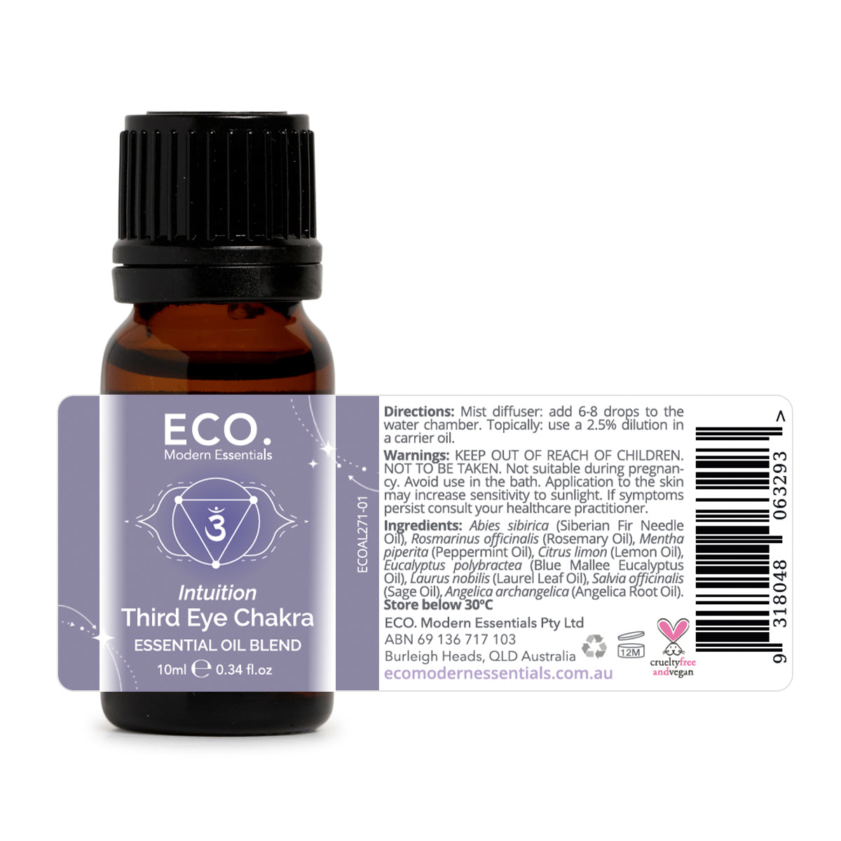 Intuition Third Eye Chakra Essential Oil Blend