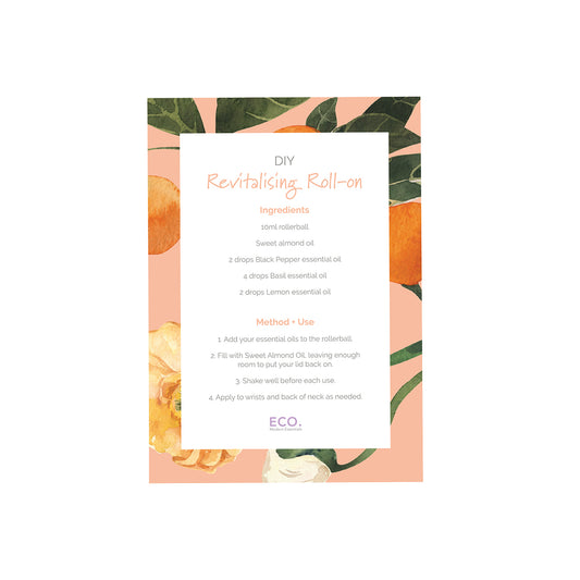 Revitalising Roll On Recipe Card