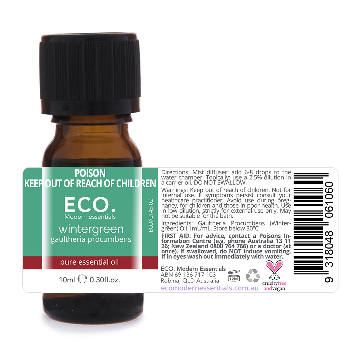 Wintergreen Pure Essential Oil