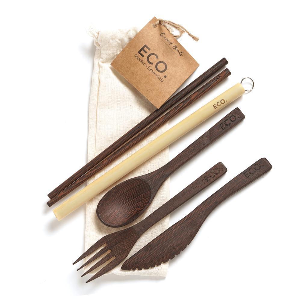 Wooden Coconut Cutlery Set - ECO. Modern Essentials